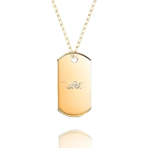 Placa Natación - Dije de Oro de Alta Joyería