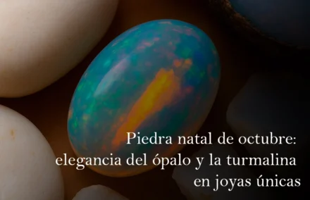 Piedra natal de octubre: elegancia del ópalo y la turmalina en joyas únicas